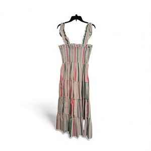 CROWN & IVY | Pastel Striped Maxi Dress New without tags